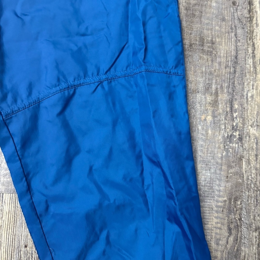 NIKE blue Vintage windbreaker pants with drawstring Size XL nylon - Picture 3 of 13